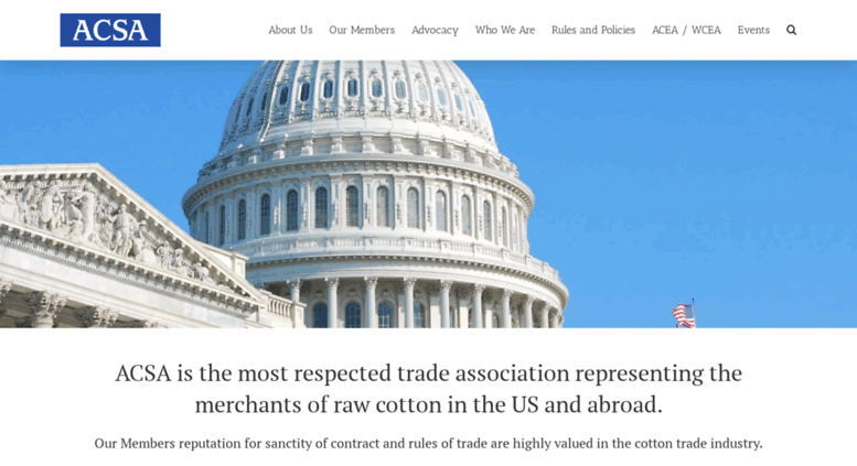 Mengenai American Cotton Shippers Association (ACSA) yang Harus Anda Ketahui